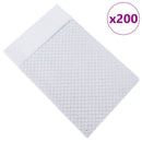 Non-vævet stof pet træningspude 200 pcs Sort og Hvid 90 x 60 cm