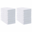 Non-vævet stof pet træningspude 50 pcs Sort og Hvid 120 x 80 cm