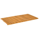 Bademåtte Ensfarvet Brun 100 x 55 cm træ