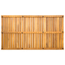 Bademåtte Ensfarvet Brun 100 x 55 cm træ