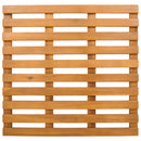 Bademåtte Ensfarvet Brun 50 x 48 x 2,5 cm træ