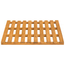 Bademåtte Ensfarvet Brun 50 x 48 x 2,5 cm træ