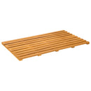 Bademåtte Ensfarvet Brun 80 x 48 x 2,5 cm træ