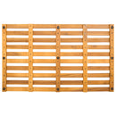 Bademåtte Ensfarvet Brun 80 x 48 x 2,5 cm træ