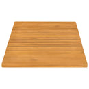 Bademåtte Ensfarvet Brun 81 x 50 cm træ