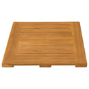 Bademåtte Ensfarvet Brun 60 x 40 cm træ