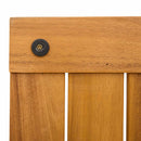 Bademåtte Ensfarvet Brun 80 x 50 cm træ