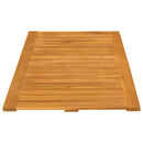 Bademåtte Ensfarvet Brun 100 x 55 cm træ