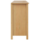 Sideboard HILL Honningbrun 154 x 40 x 80 cm Massivt fyrretræ