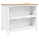 Køkkenøer HILL Hvid 112 x 66 x 90 cm Massivt fyrretræ