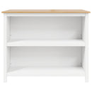 Køkkenøer HILL Hvid 112 x 66 x 90 cm Massivt fyrretræ