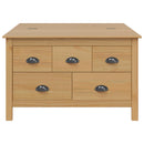 Sofabord HILL Honningbrun 79,5 x 79,5 x 49 cm Massivt fyrretræ