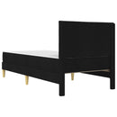 Sengestel Sort 90 x 190 cm Polyester