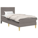Sengestel Gråbrun 90 x 190 cm Polyester