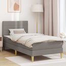 Sengestel Gråbrun 90 x 200 cm Polyester
