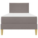 Sengestel Gråbrun 90 x 200 cm Polyester