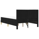 Sengestel Sort 140 x 200 cm Polyester