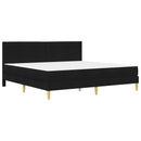Sengestel Sort 180 x 200 cm Polyester