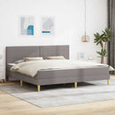 Sengestel Gråbrun 180 x 200 cm Polyester