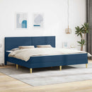 Sengestel Blå 200 x 200 cm Polyester