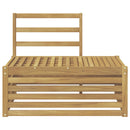 Udendørs sofagruppe Hvid 91 x 63 x 73 cm Massivt Akacietræ