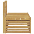 Udendørs sofagruppe Hvid 91 x 63 x 73 cm Massivt Akacietræ