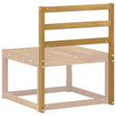 Rygstøtte Modul Hvid 59 x 4 x 73 cm Massivt Akacietræ