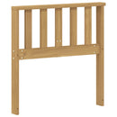 Armlænsmodul 2 stk. Hvid 60 x 6 x 61 cm Massivt Akacietræ