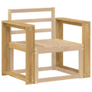 Armlænsmodul 2 stk. Hvid 58,5 x 10 x 61 cm Massivt Akacietræ