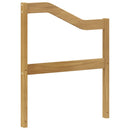 Armlæn modul 2 pcs Hvid 59 x 4 x 73 cm Massivt Akacietræ