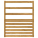 Armlænsmodul 2 pcs Hvid 59 x 4 x 73 cm Massivt Akacietræ