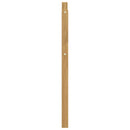 Armlænsmodul 2 pcs Hvid 59 x 4 x 73 cm Massivt Akacietræ