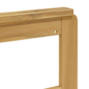 Armlænsmodul 2 stk. Hvid 59 x 6 x 61 cm Massivt Akacietræ