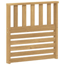Armlænsmodul 2 pcs Hvid 60 x 6 x 61 cm Massivt Akacietræ