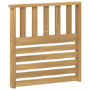 Armlænsmodul 2 pcs Hvid 60 x 6 x 61 cm Massivt Akacietræ
