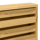 Armlænsmodul 2 stk. Hvid 58,5 x 10 x 61 cm Massivt Akacietræ