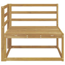 Udendørs Hjørnesofa Hvid 83 x 83 x 73 cm