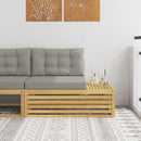 Udendørs Modulsofa Hvid 115 x 83 x 73 cm Massivt Akacietræ