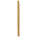 Armlænsmodul 2 pcs Hvid 79 x 4 x 73 cm Massivt Akacietræ
