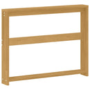 Armlænsmodul 2 pcs Hvid 78,5 x 10 x 61 cm Massivt Akacietræ