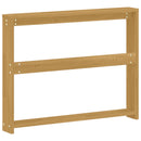 Armlænsmodul 2 pcs Hvid 78,5 x 10 x 61 cm Massivt Akacietræ