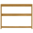 Armlænsmodul 2 pcs Hvid 78,5 x 10 x 61 cm Massivt Akacietræ