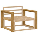 Armlænsmodul 2 pcs Hvid 78,5 x 10 x 61 cm Massivt Akacietræ