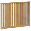 Armlænsmodul 2 pcs Hvid 80 x 6 x 61 cm Massivt Akacietræ