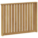 Armlænsmodul 2 pcs Hvid 80 x 6 x 61 cm Massivt Akacietræ
