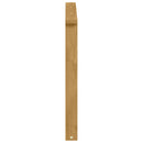 Armlænsmodul 2 pcs Hvid 80 x 6 x 61 cm Massivt Akacietræ