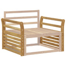 Armlænsmodul 2 stk. Hvid 78,5 x 8,5 x 60 cm Massivt Akacietræ