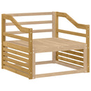 Armstøtte Modul 2 stk. Hvid 79 x 4 x 73 cm Massivt Akacietræ