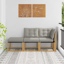 3 stk. Sektionel sofa enheder Hvid