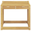 Udendørs Skammel Bænk Hvid 43 x 43 x 37 cm Massivt Akacietræ
